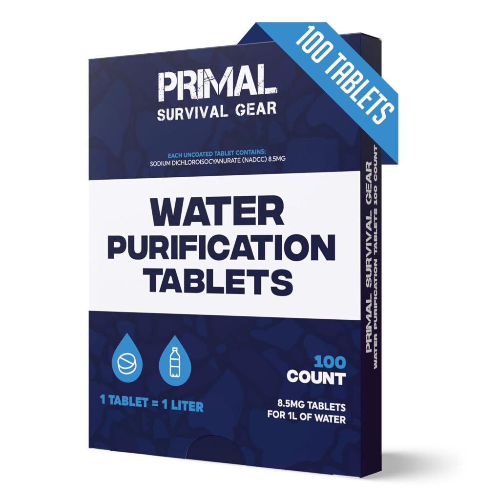 Water Purification Tablets for Emergency