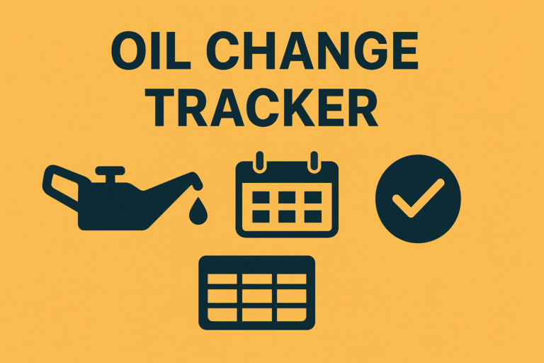 Read more about the article Oil Change Tracker