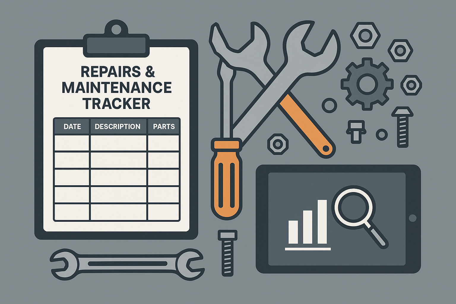 Read more about the article Repairs and Parts Maintenance Tracker
