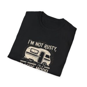 Vintage Camper T-Shirt, Unisex Softstyle Tee, Classic Model Shirt, Retro Camping Apparel, Funny Gift for RV Lovers - Image 2