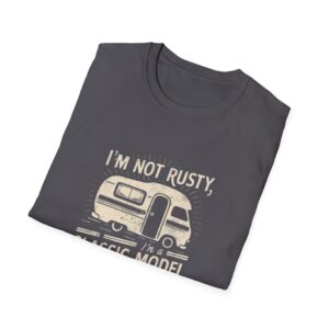 Vintage Camper T-Shirt, Unisex Softstyle Tee, Classic Model Shirt, Retro Camping Apparel, Funny Gift for RV Lovers - Image 6