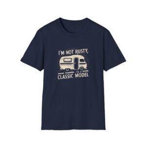 Vintage Camper T-Shirt, Unisex Softstyle Tee, Classic Model Shirt, Retro Camping Apparel, Funny Gift for RV Lovers - Image 7