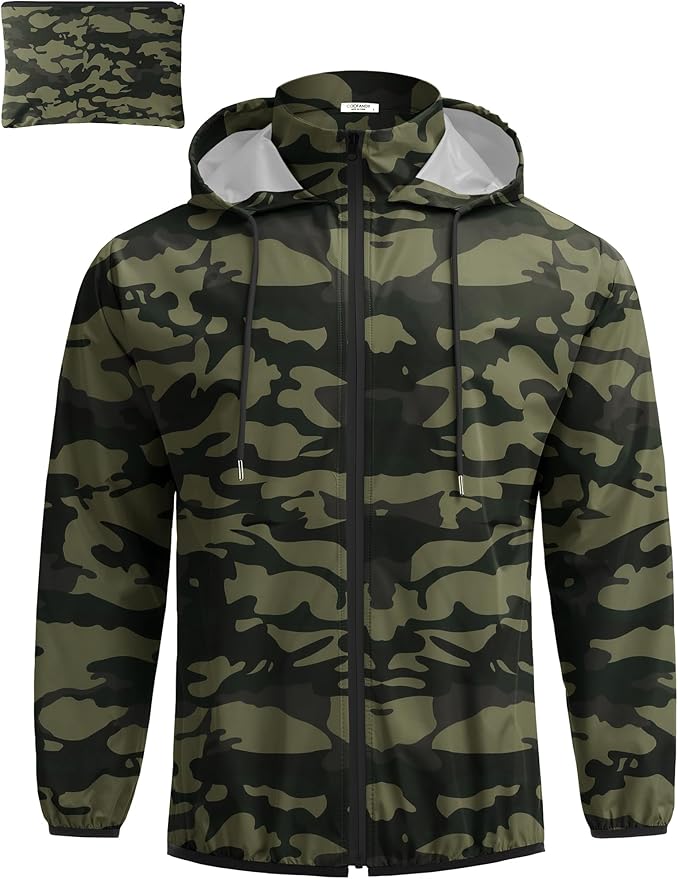 Camouflage Rain Jacket